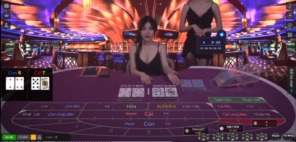 cách vào chơi đánh bài Baccarat tại nhà cái JCbet